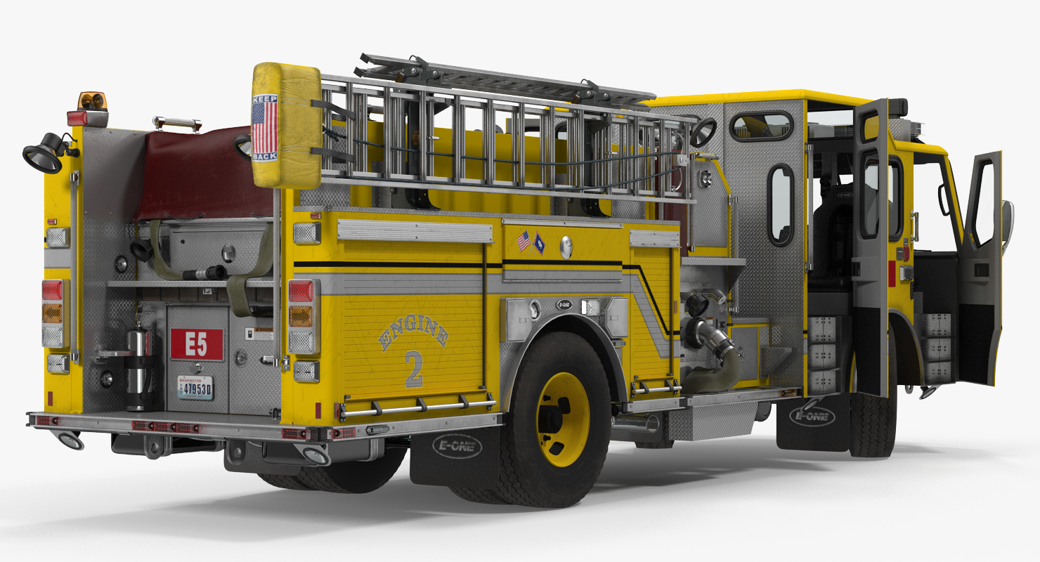 Fire Apparatus E One Quest Wyoming 3D model