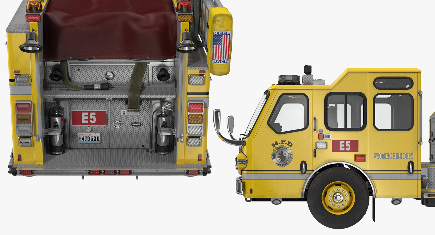 Fire Apparatus E One Quest Wyoming 3D model