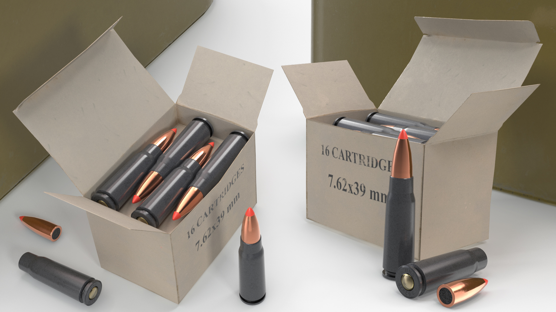 Steel Cartridge Storage Can Rounds Game Ready, view 8