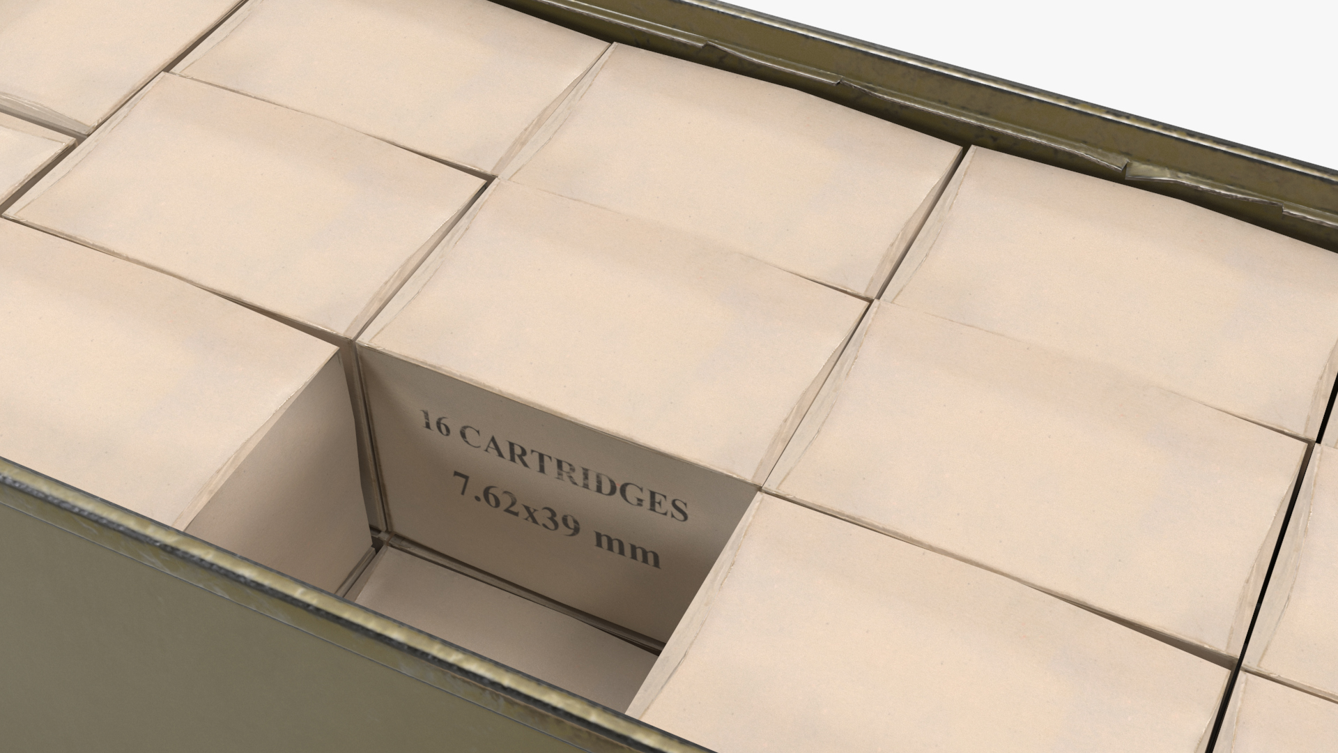 Steel Cartridge Storage Can Rounds Game Ready, view 7