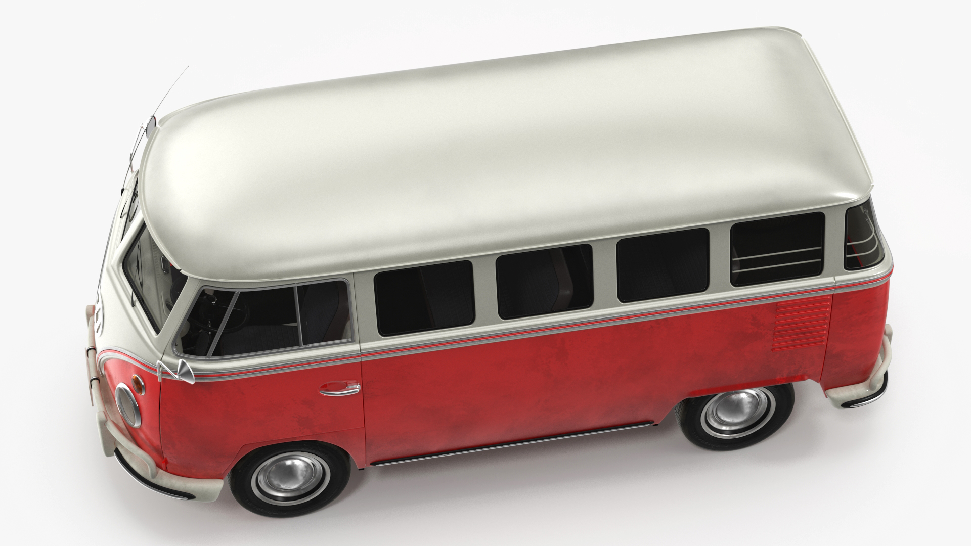 Classic Volkswagen Type 2 Bus 3D model