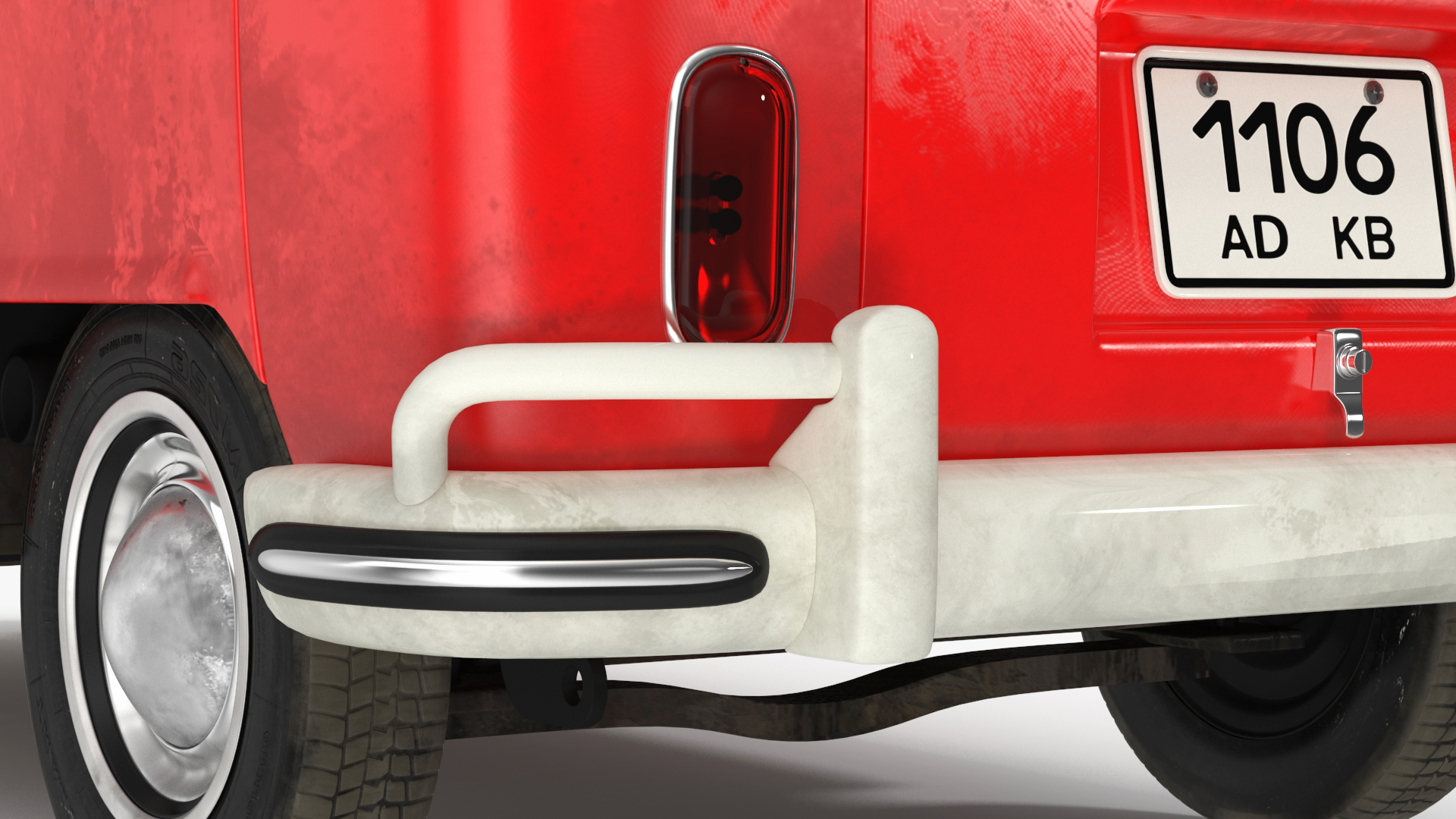 Classic Volkswagen Type 2 Bus 3D model