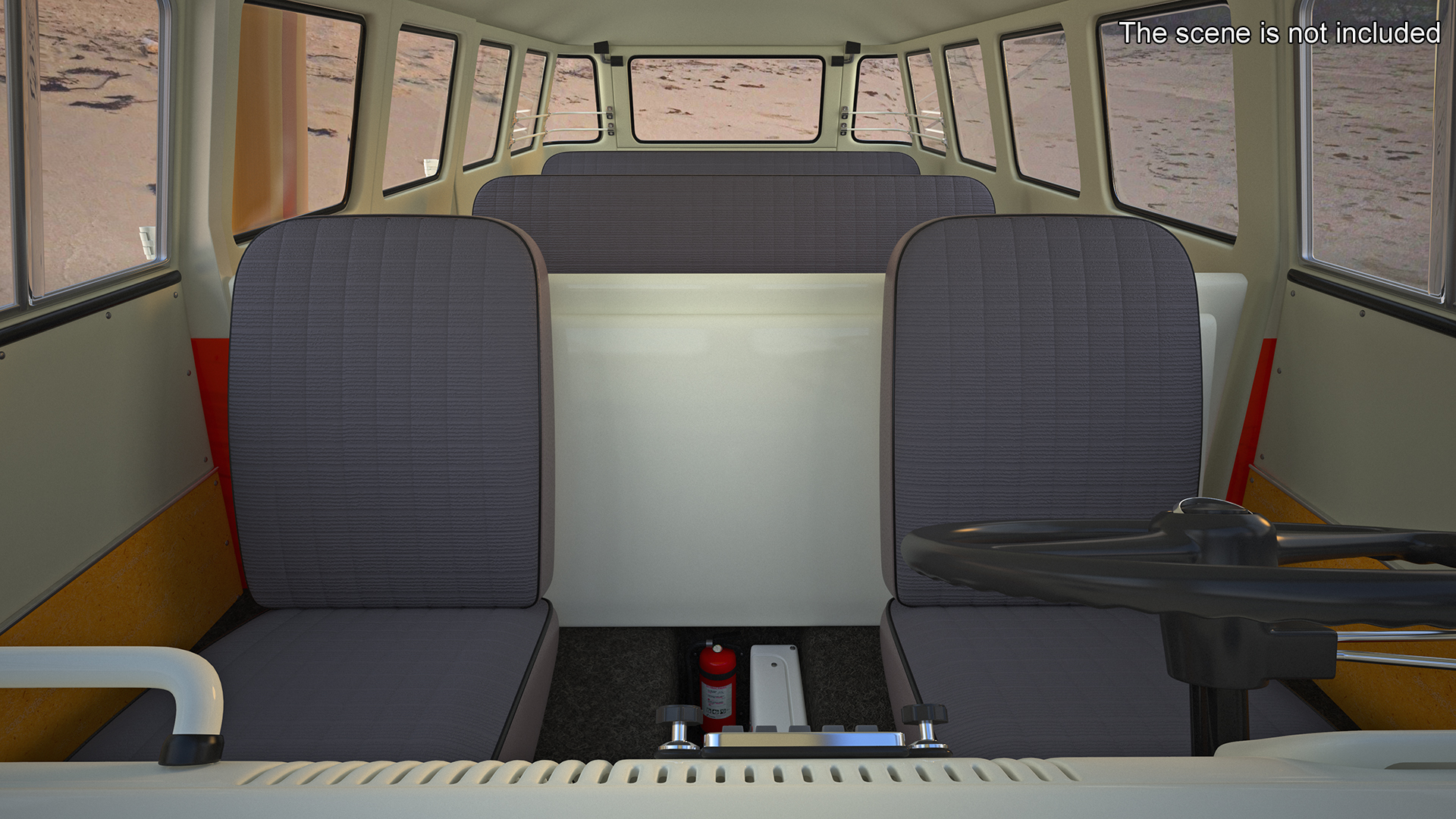 Classic Volkswagen Type 2 Bus 3D model