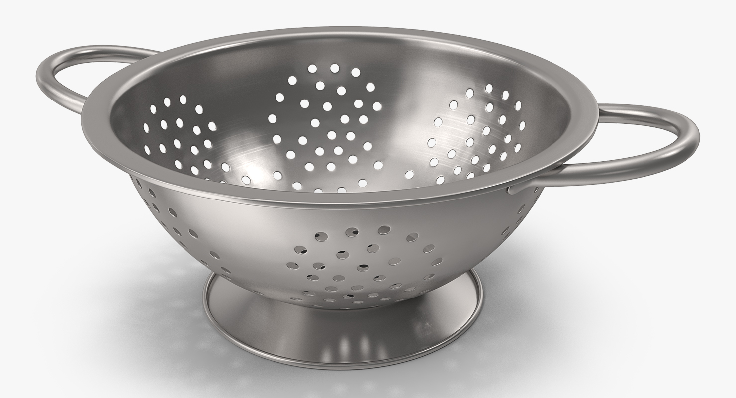 Colander Stainless Steel 3D model