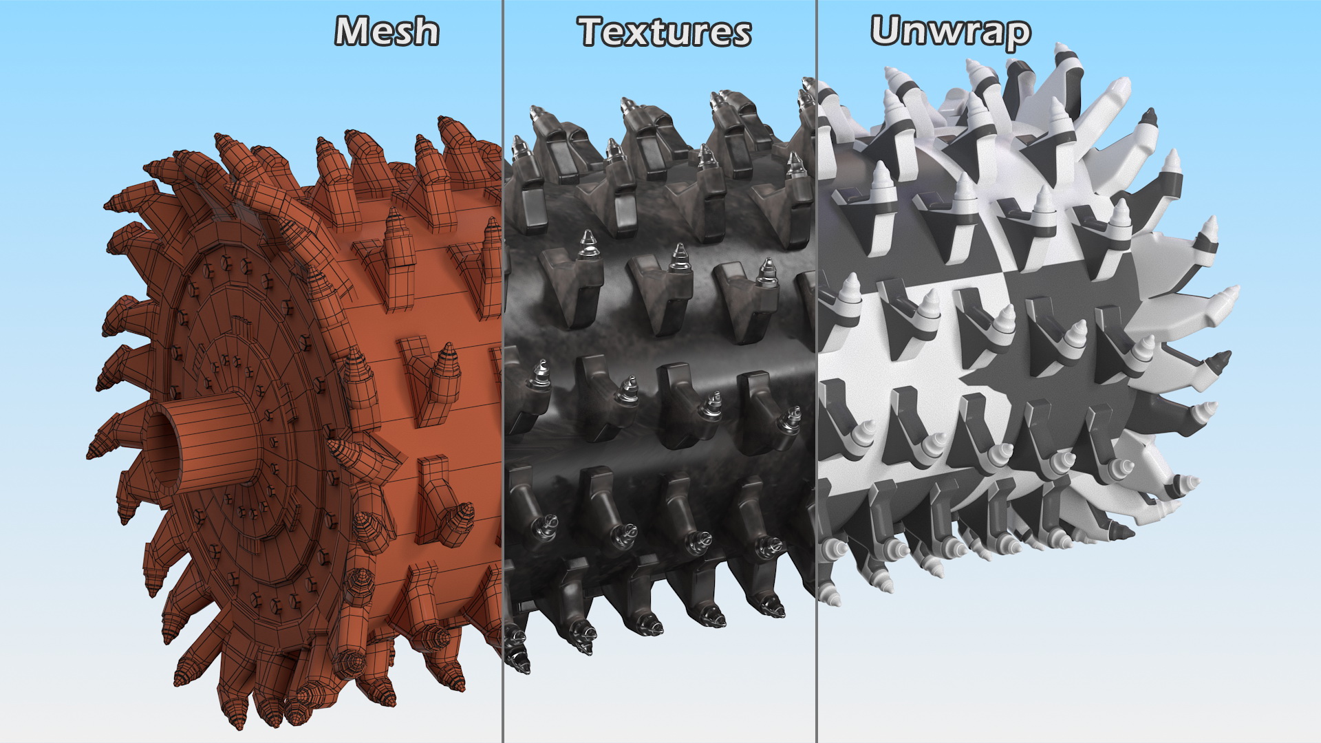 3D Soil Stabilization Milling Drum