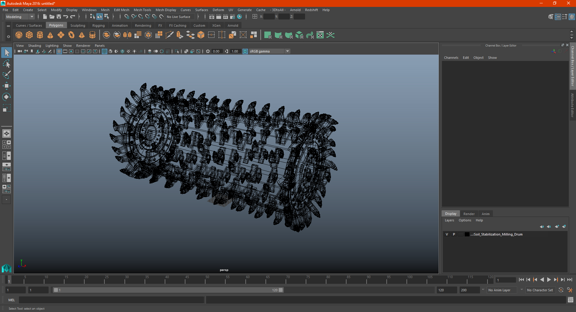 3D Soil Stabilization Milling Drum