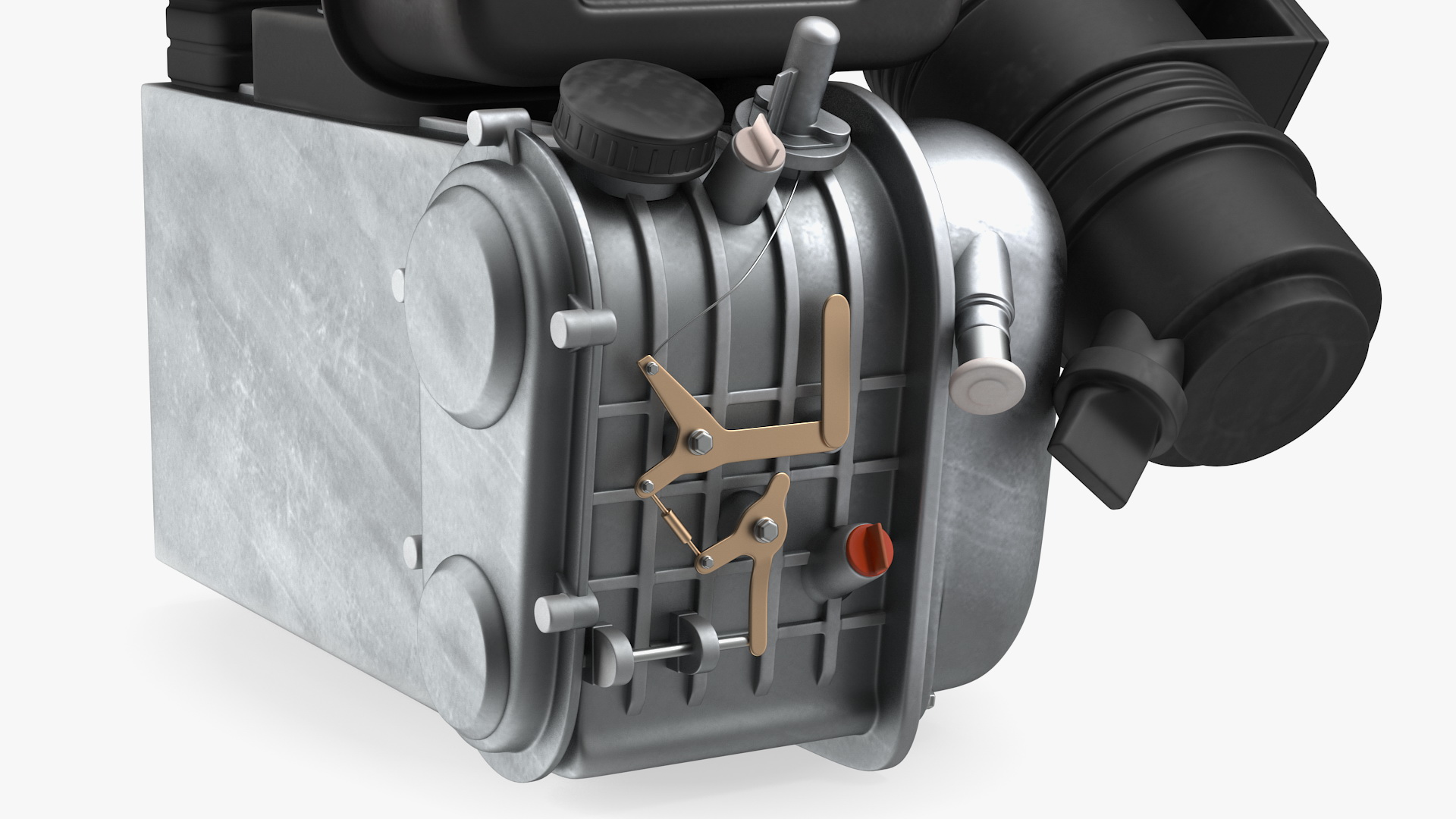 Small Diesel Engine 3D model