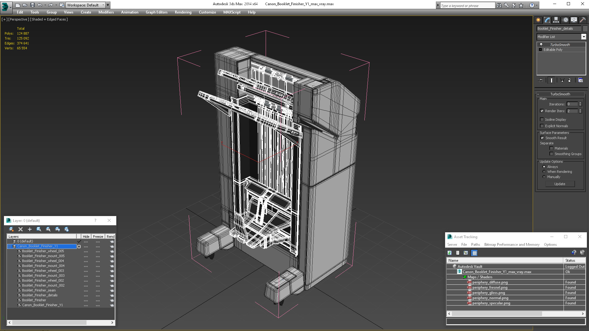 3D model Canon Booklet Finisher Y1