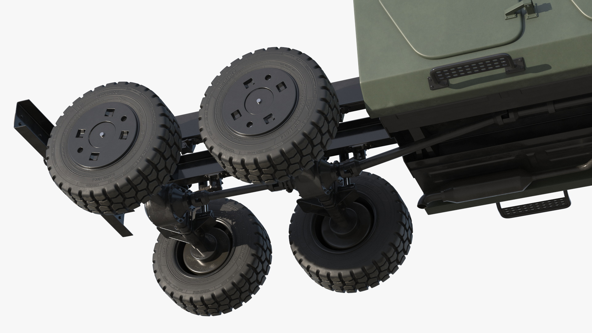 Dongfeng CTL-181 Mengshi Military Frame Truck Green Rigged - view 10