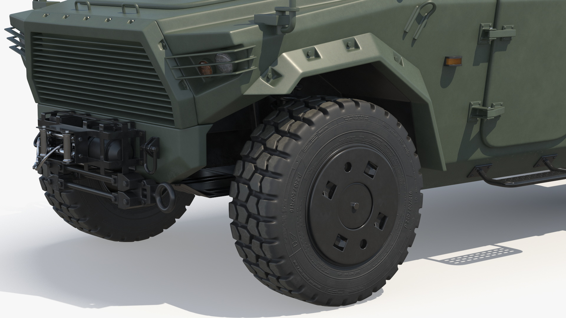 Dongfeng CTL-181 Mengshi Military Frame Truck Green Rigged - view 11