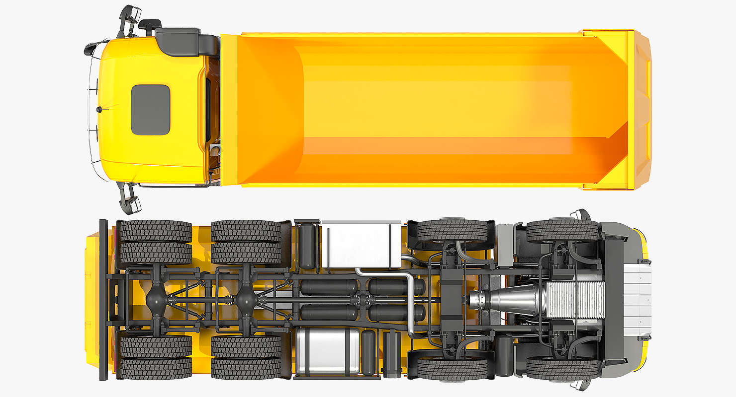 Mercedes Benz Arocs 8X8 Dump Truck 3D model