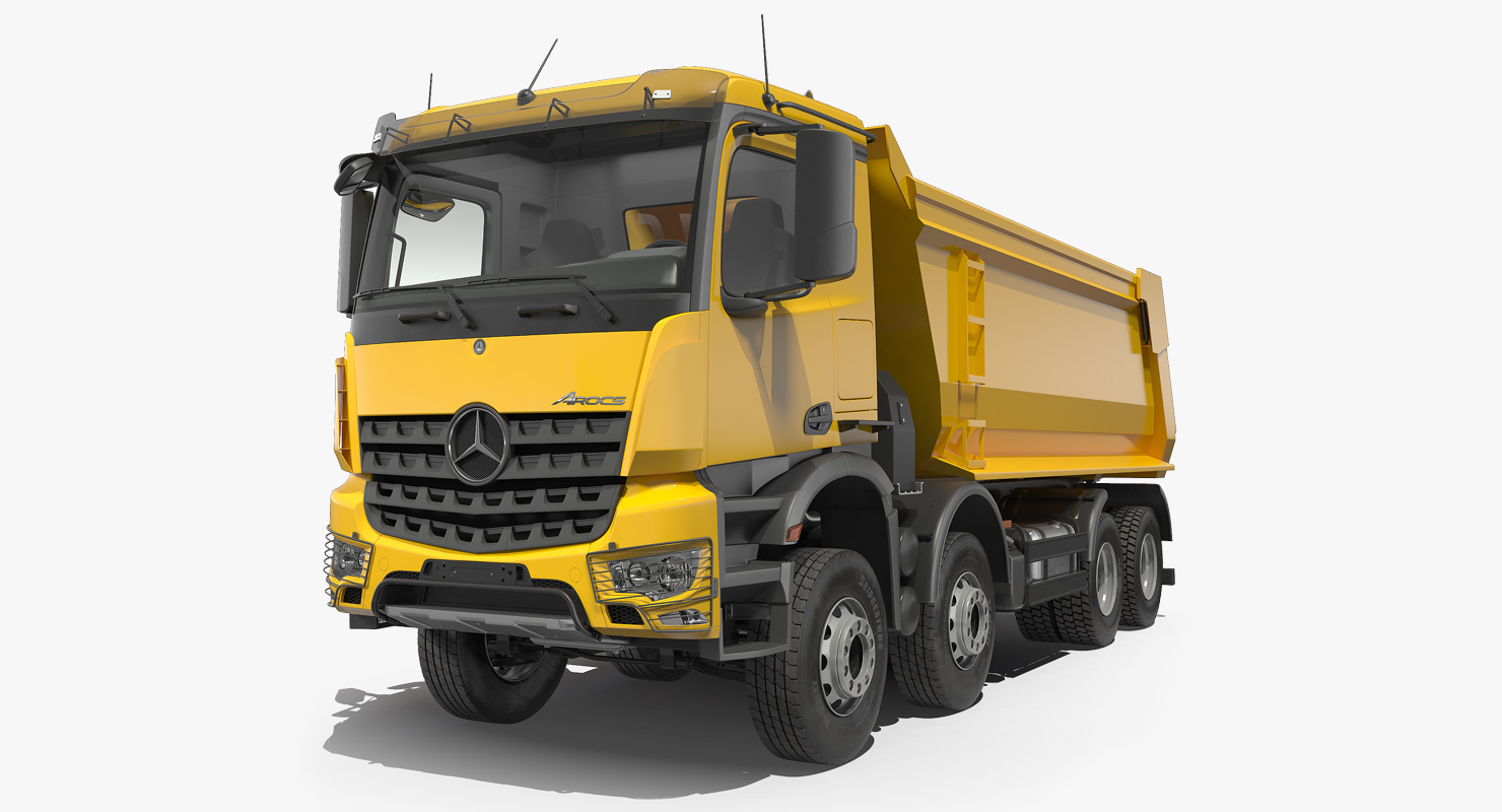 Mercedes Benz Arocs 8X8 Dump Truck 3D model