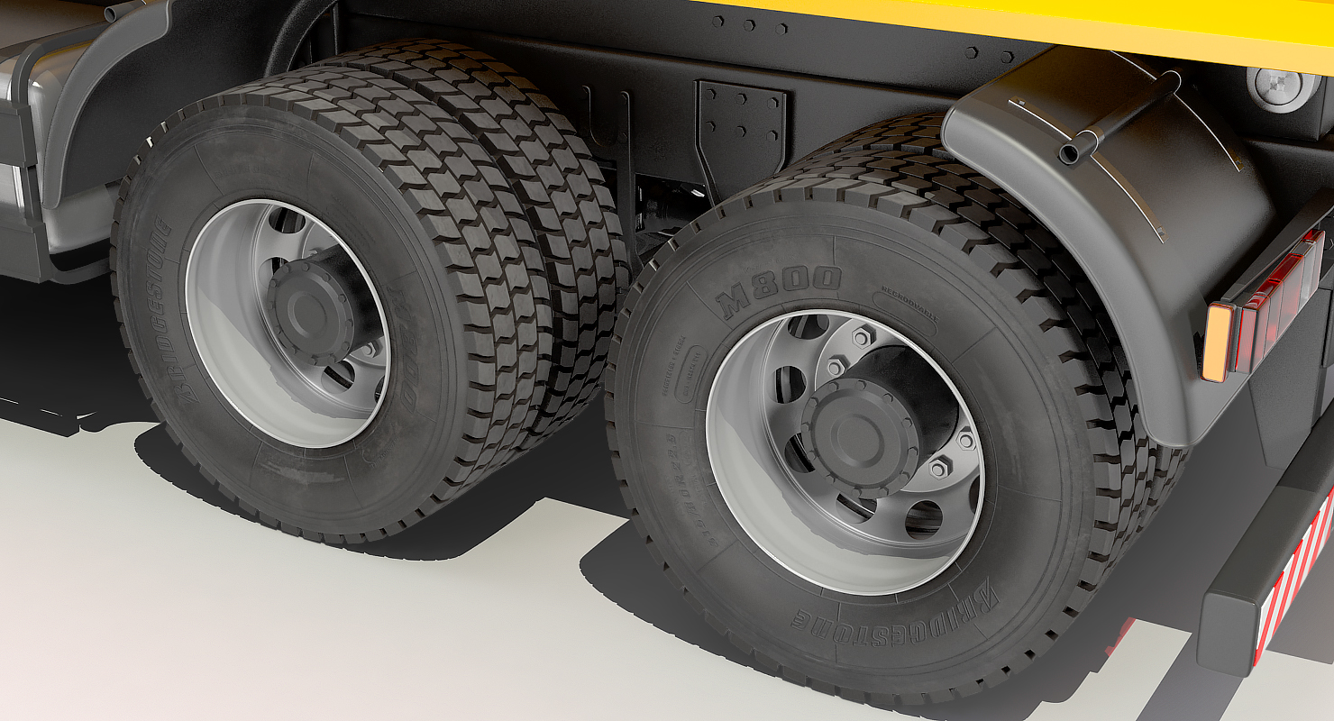 Mercedes Benz Arocs 8X8 Dump Truck 3D model