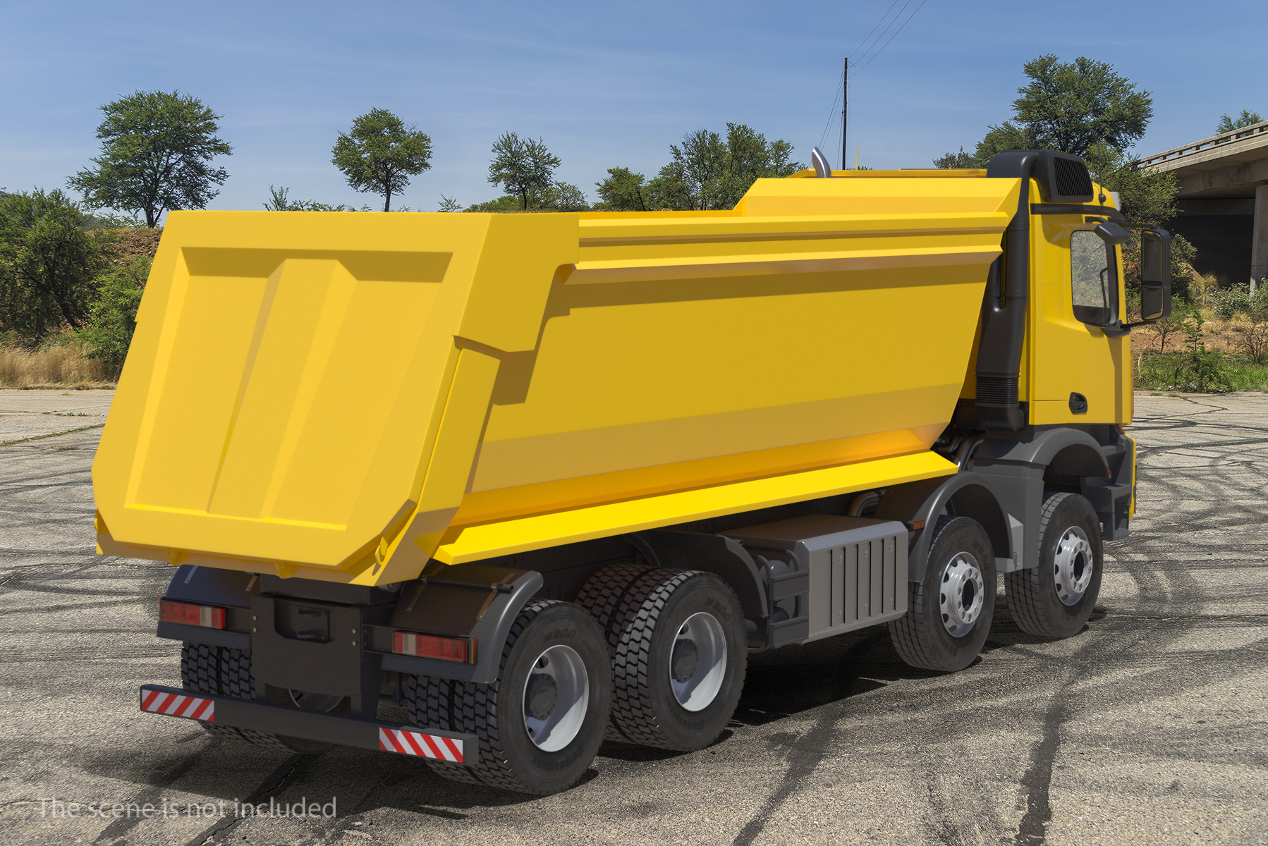 Mercedes Benz Arocs 8X8 Dump Truck 3D model