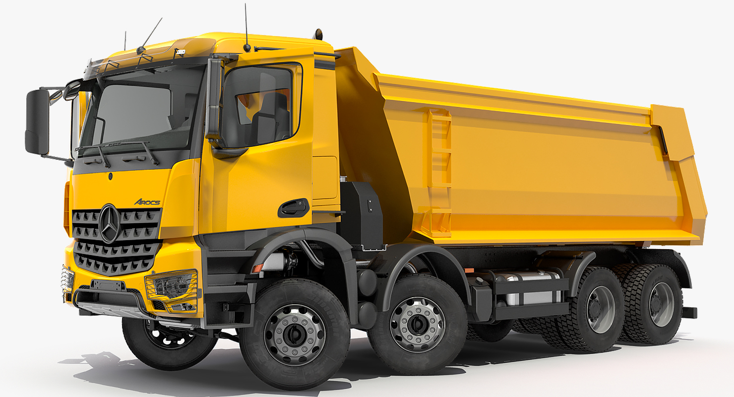 Mercedes Benz Arocs 8X8 Dump Truck 3D model