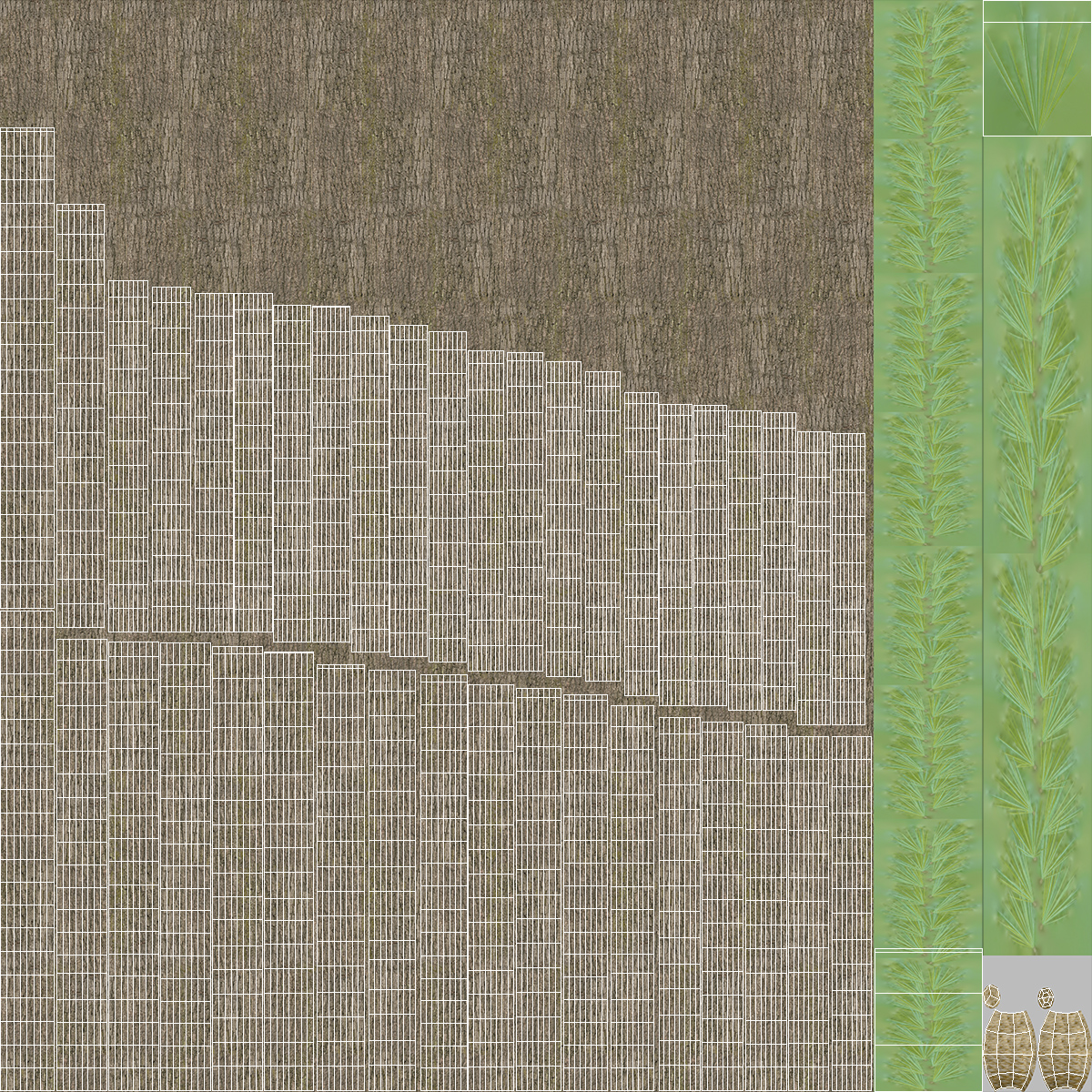 Cedrus Libani Green Tree 3D model