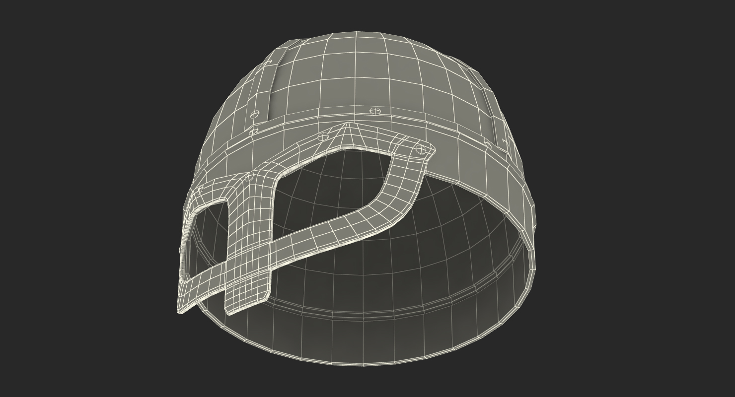 3D Viking Helmet with Mask model
