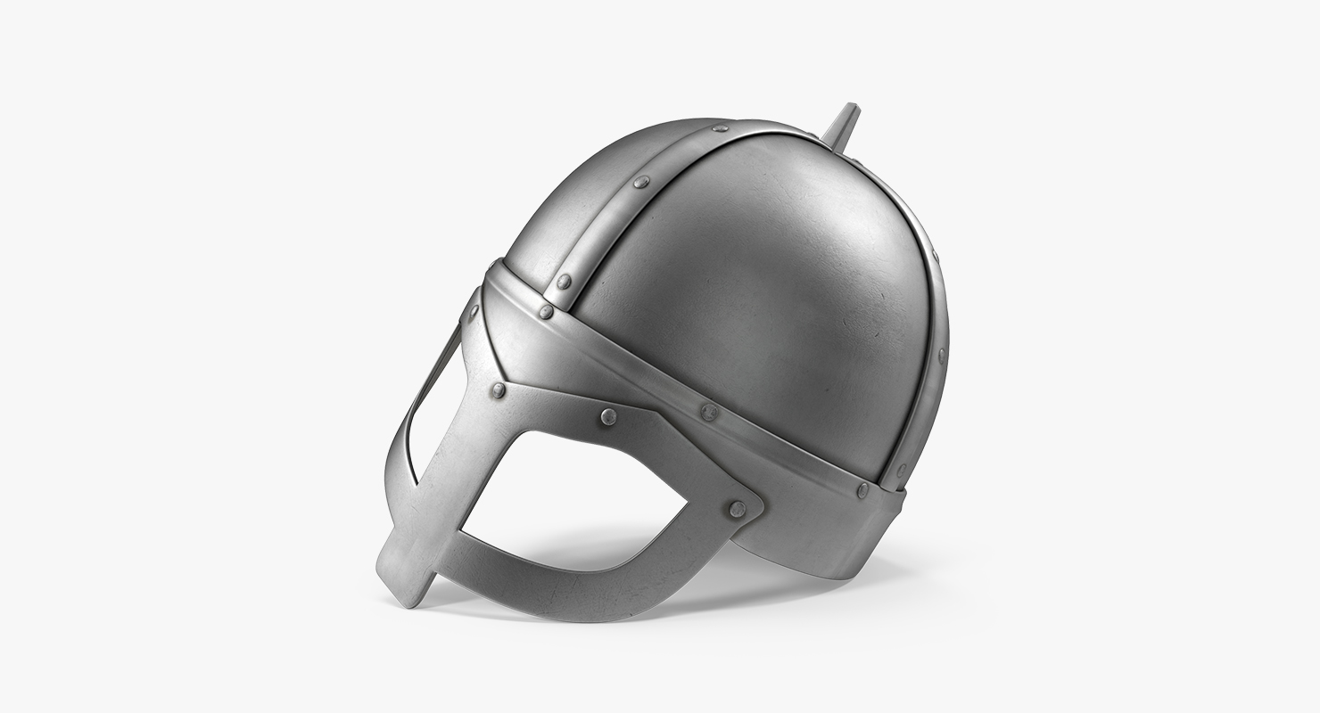 3D Viking Helmet with Mask model
