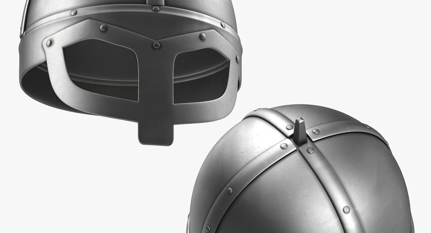 3D Viking Helmet with Mask model
