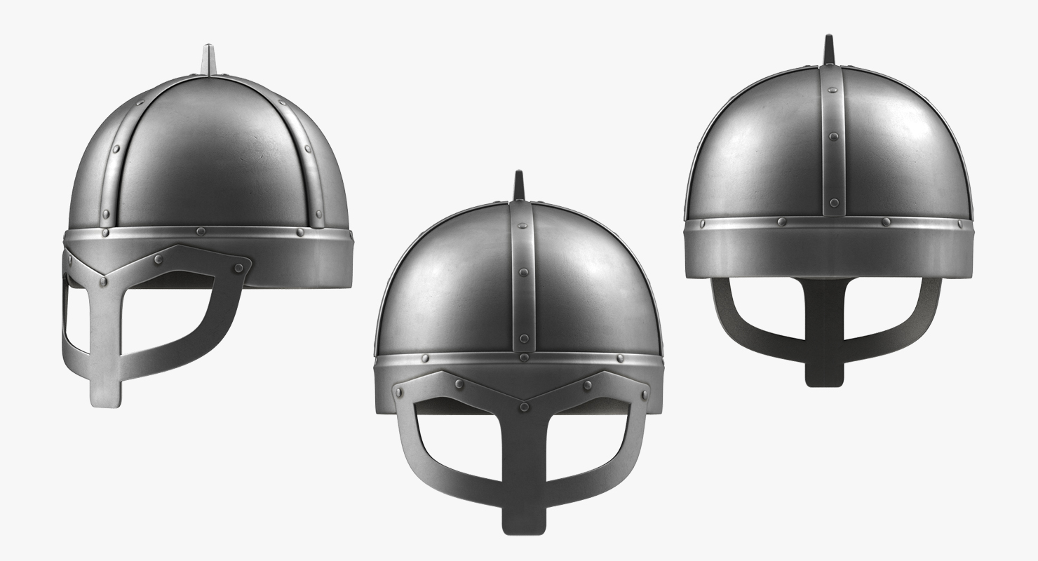 3D Viking Helmet with Mask model