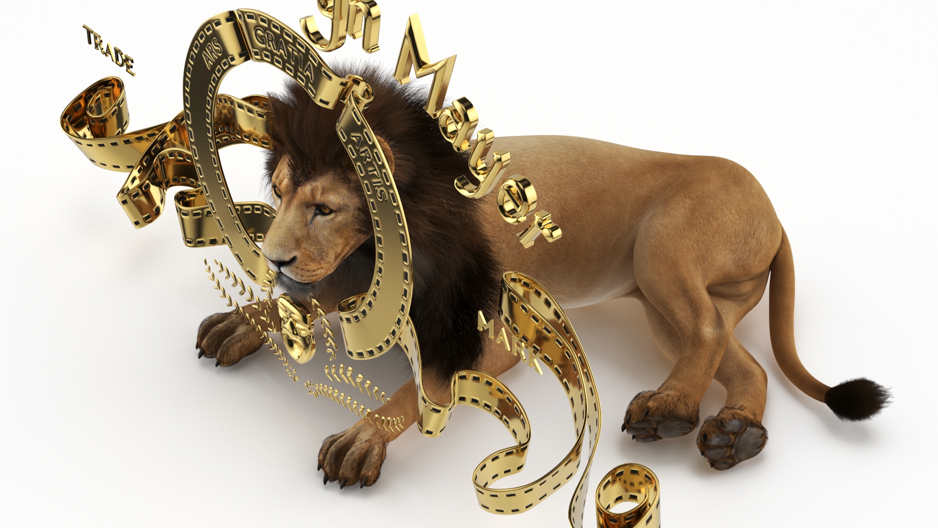 Metro Goldwyn Mayer and Lion Fur 3D