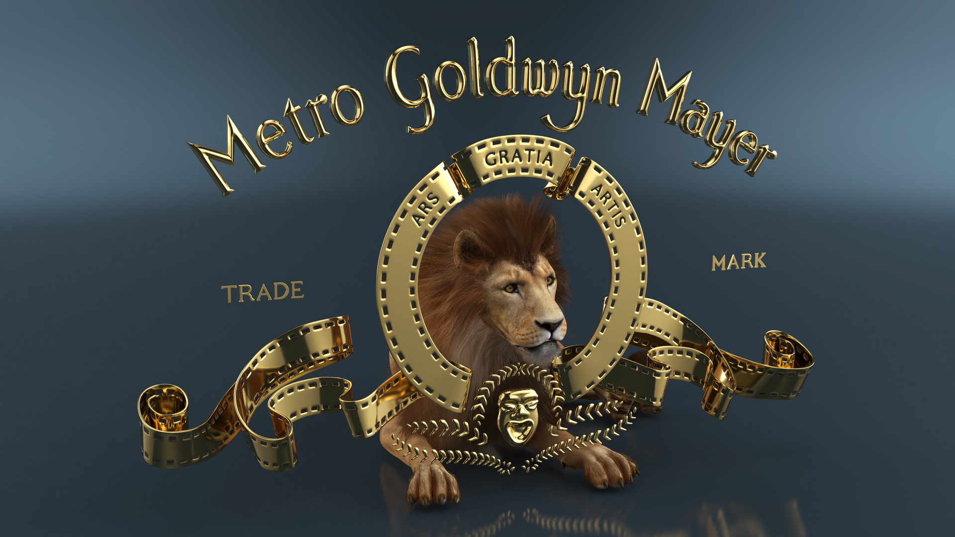 Metro Goldwyn Mayer and Lion Fur 3D