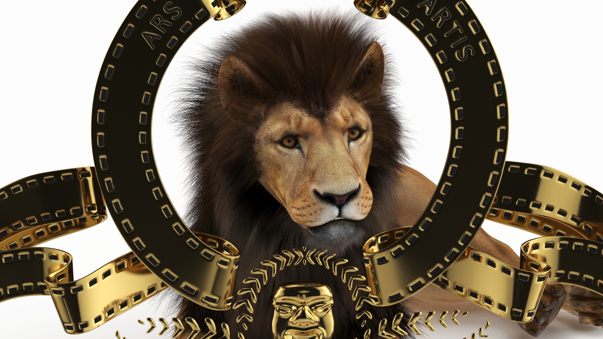 Metro Goldwyn Mayer and Lion Fur 3D