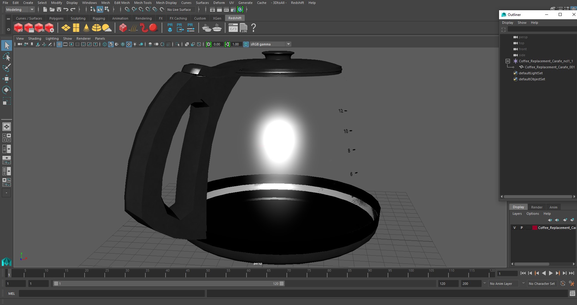 3D model Coffee Replacement Carafe
