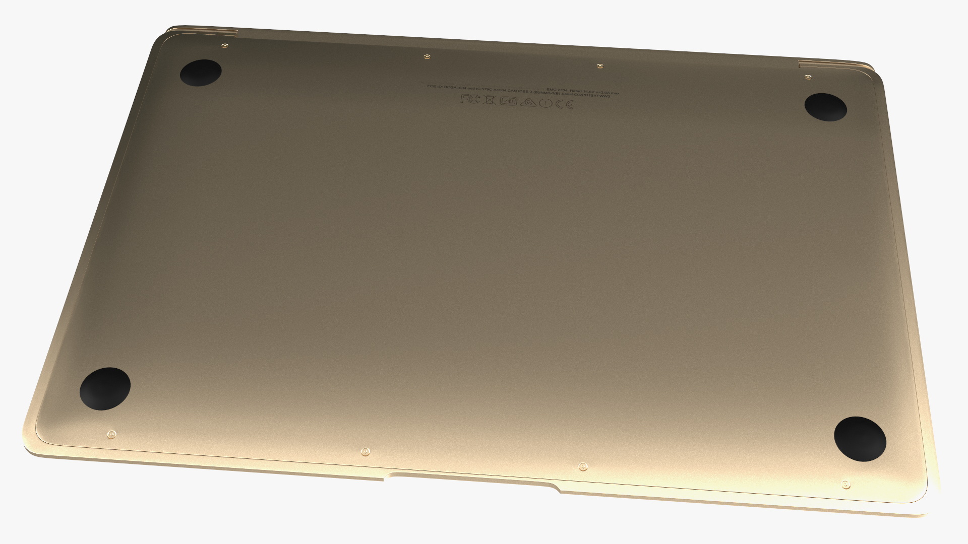 Sleek Modern Laptop 3D model