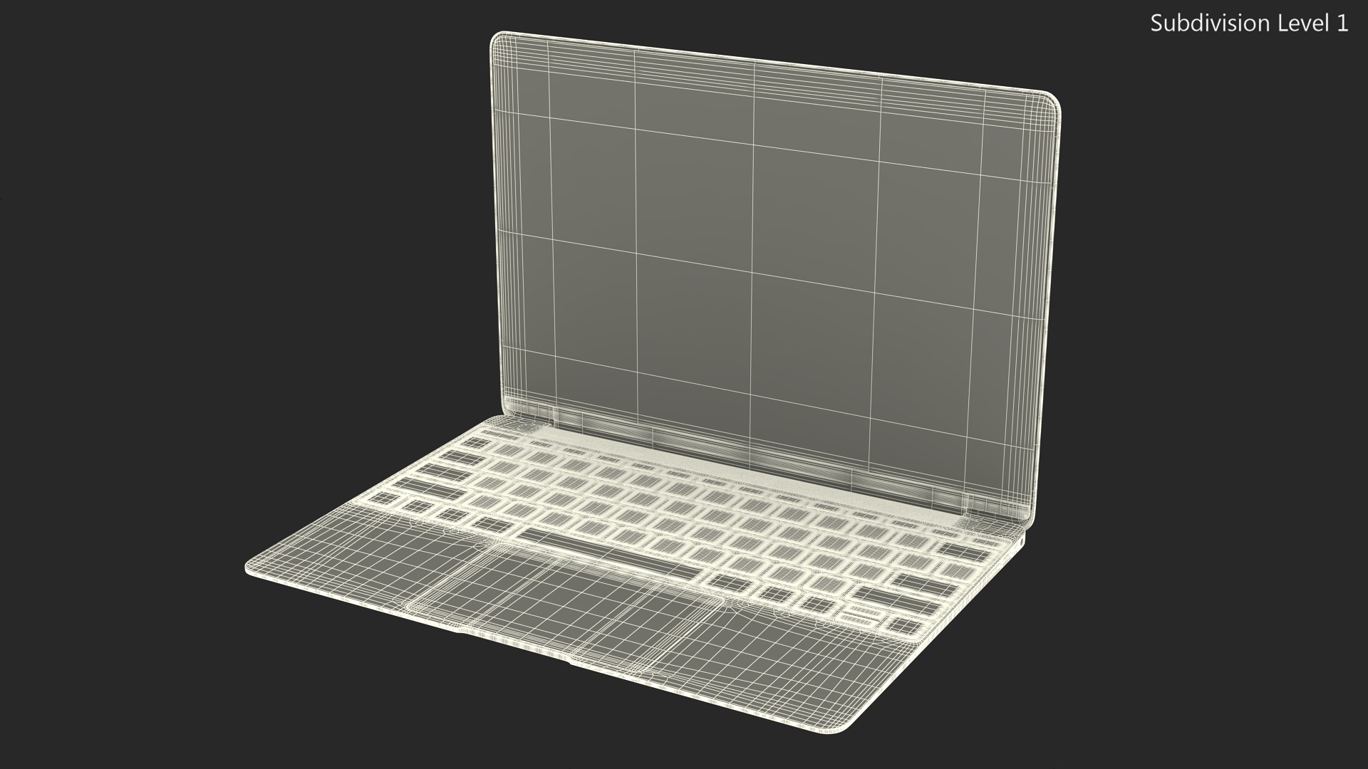 Sleek Modern Laptop 3D model