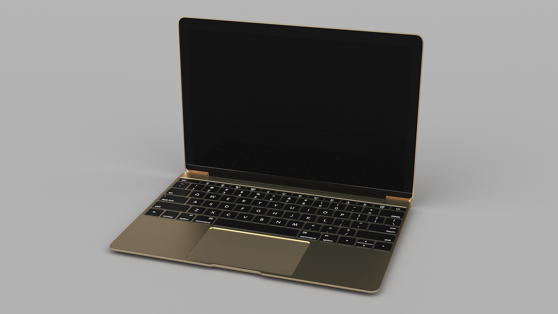 Sleek Modern Laptop 3D model
