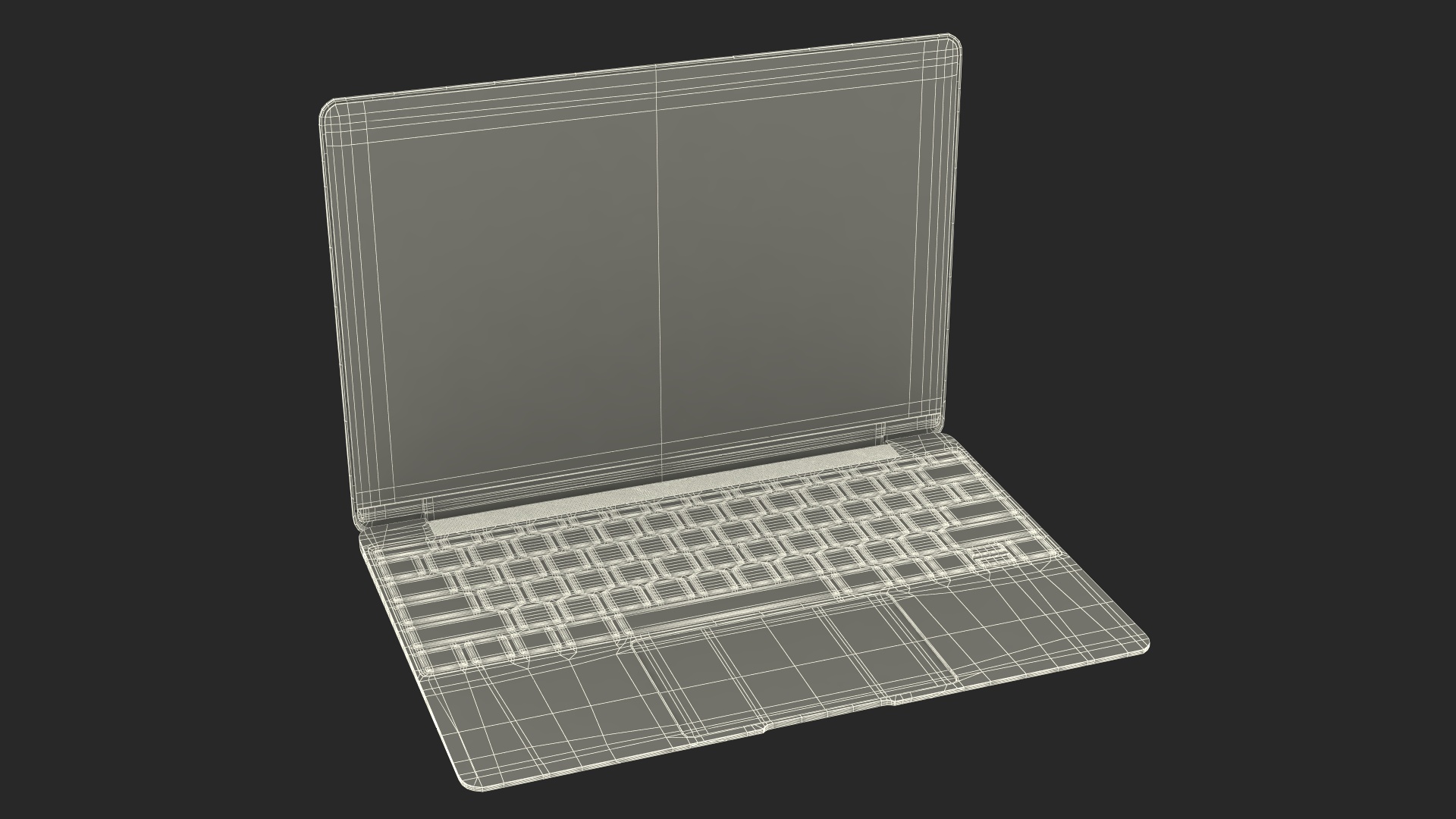 Sleek Modern Laptop 3D model