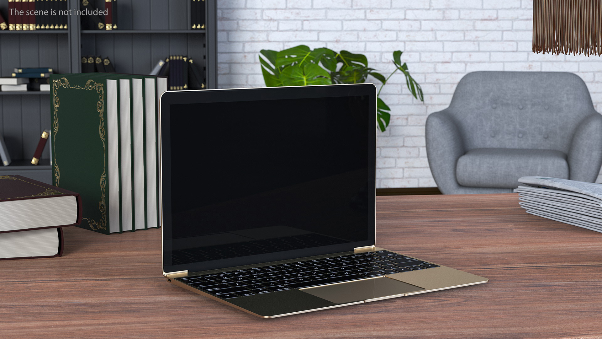 Sleek Modern Laptop 3D model
