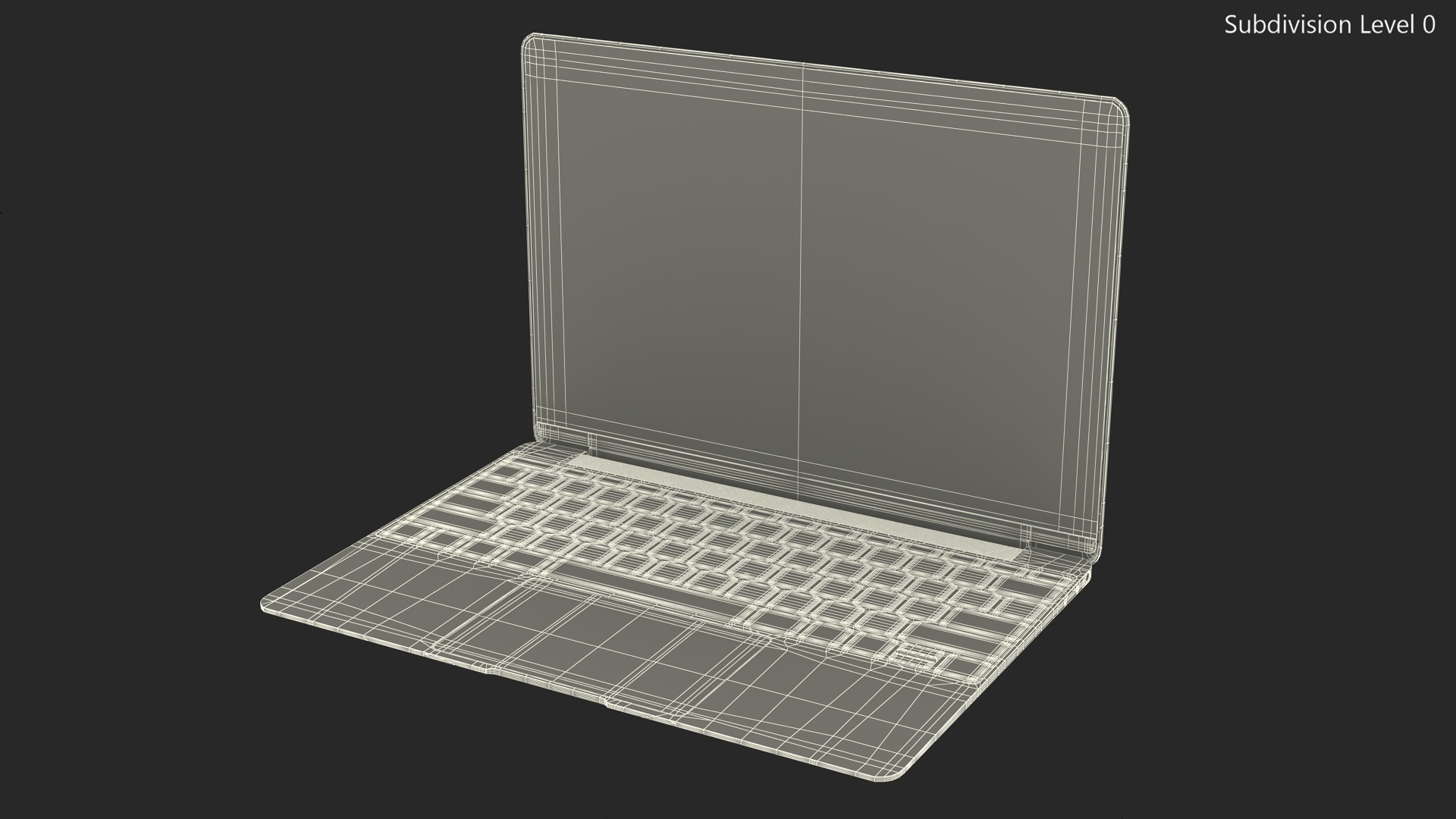 Sleek Modern Laptop 3D model