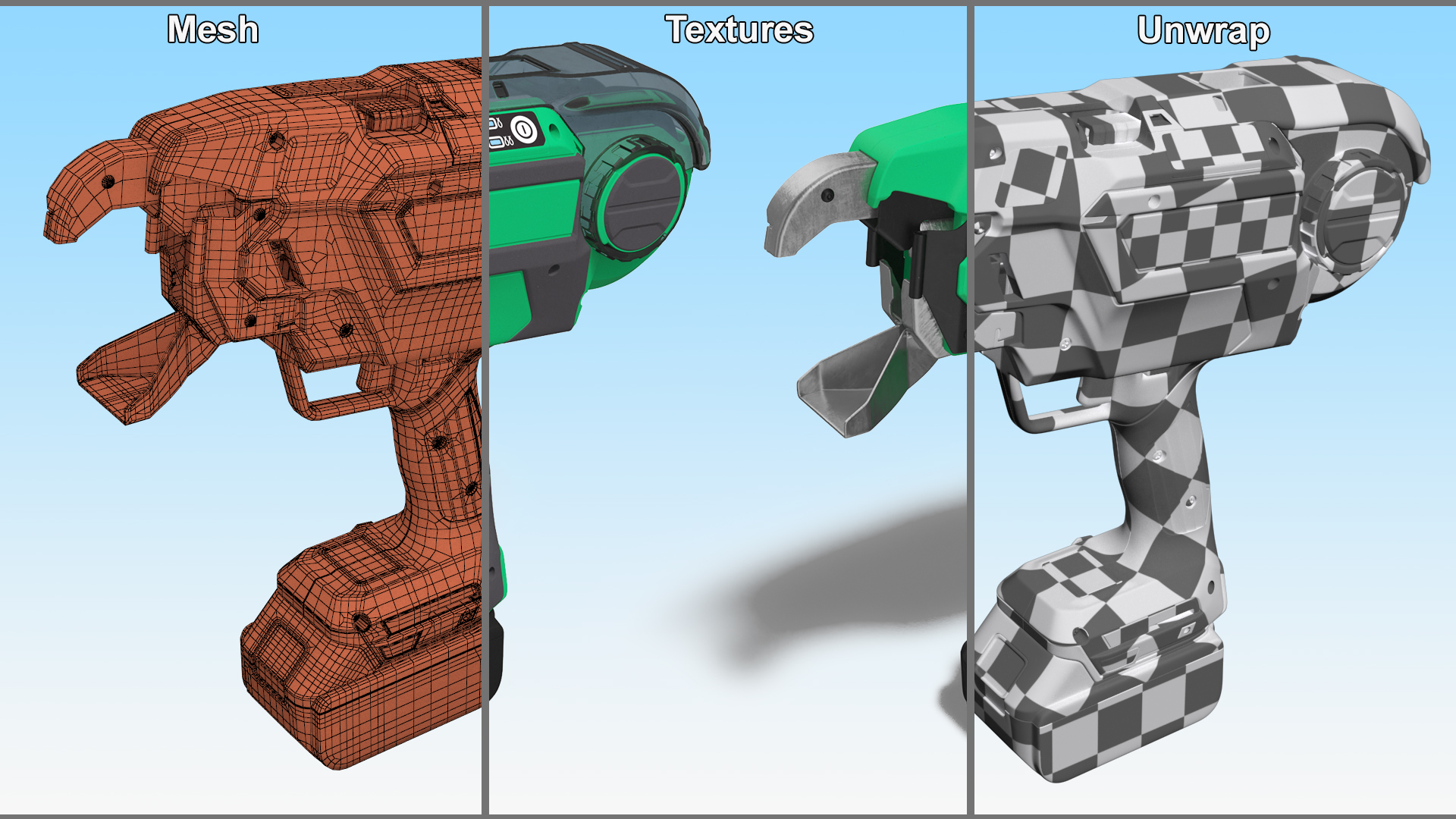 Automatic Rebar Tying Machine 3D model