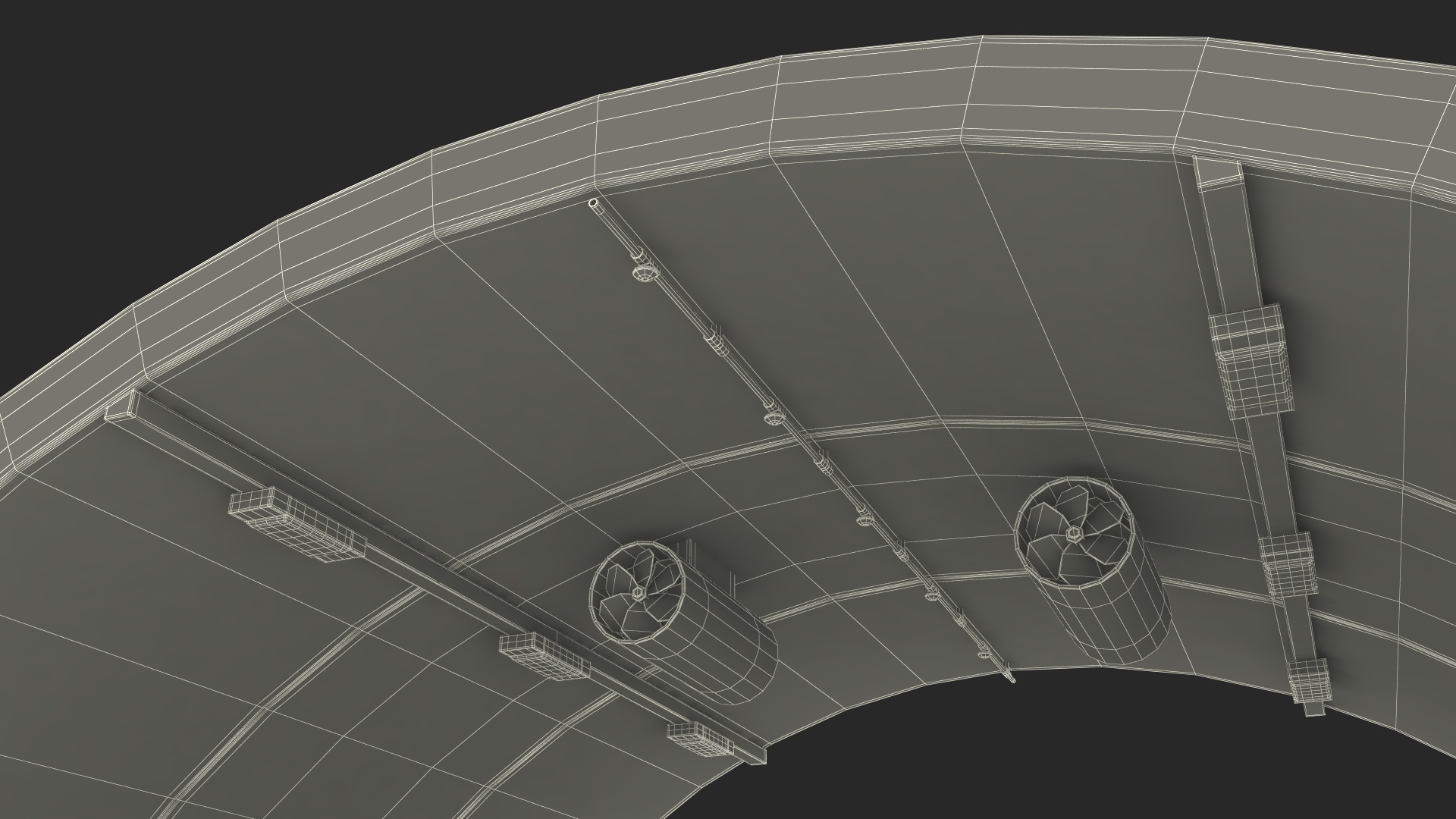 3D model Road Tunnel Cross Section