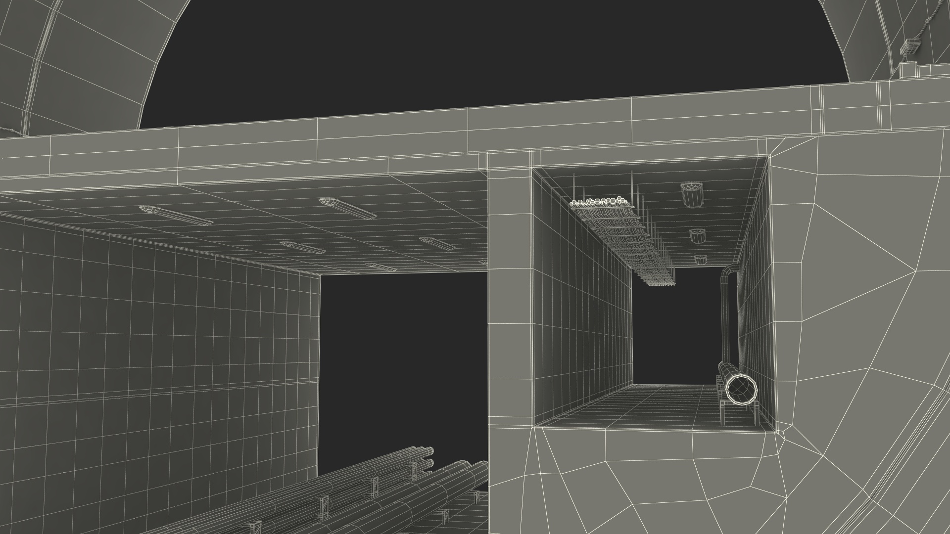 3D model Road Tunnel Cross Section