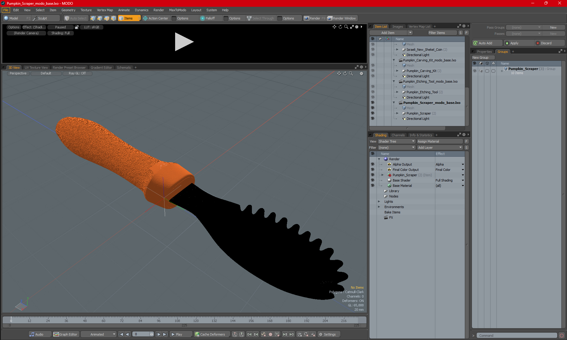 3D model Pumpkin Scraper