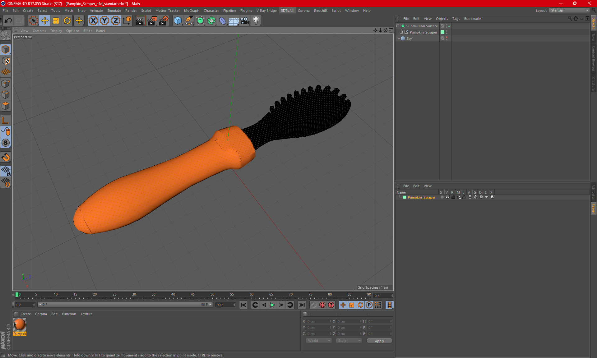3D model Pumpkin Scraper