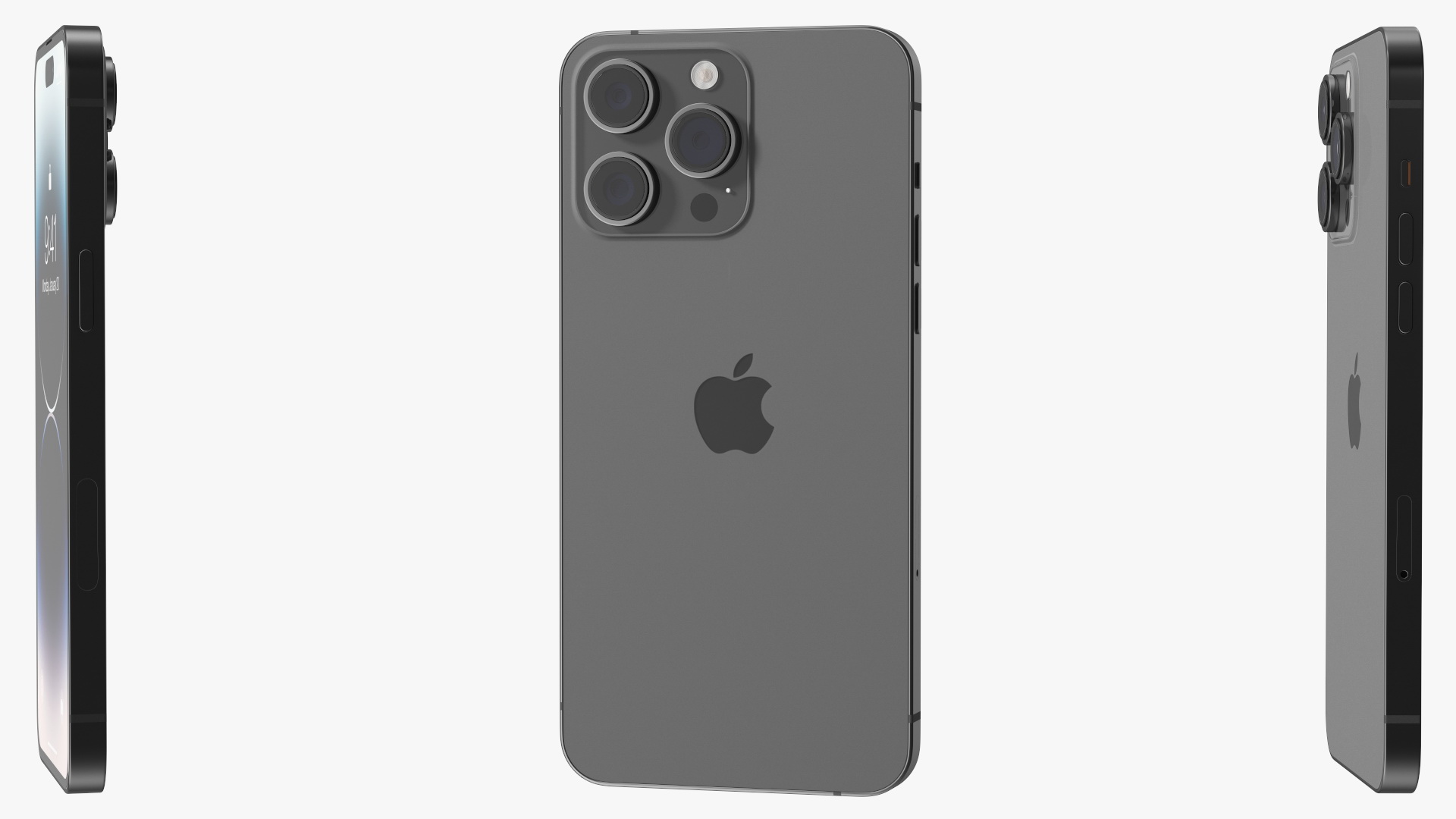 3D model Apple iPhone 14 Pro Max Space Black