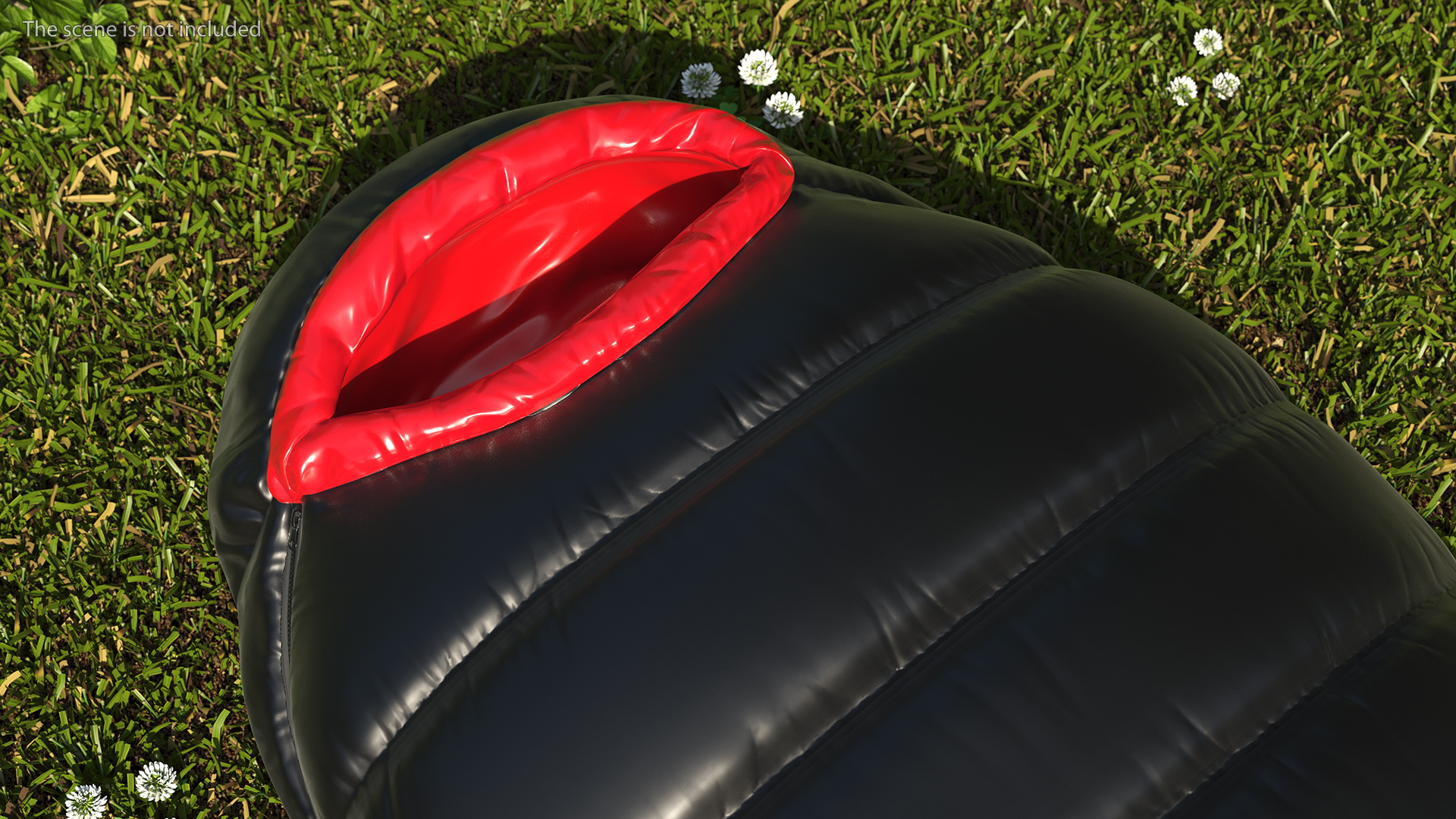 3D Synthetic Fibre Sleeping Bag model