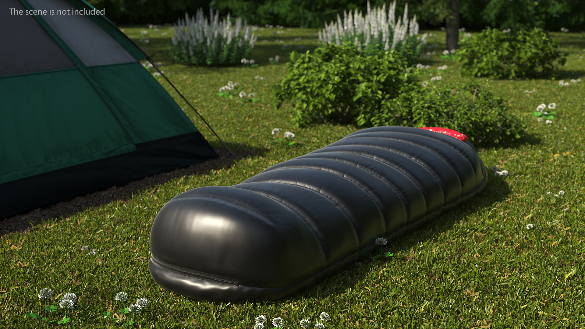 3D Synthetic Fibre Sleeping Bag model