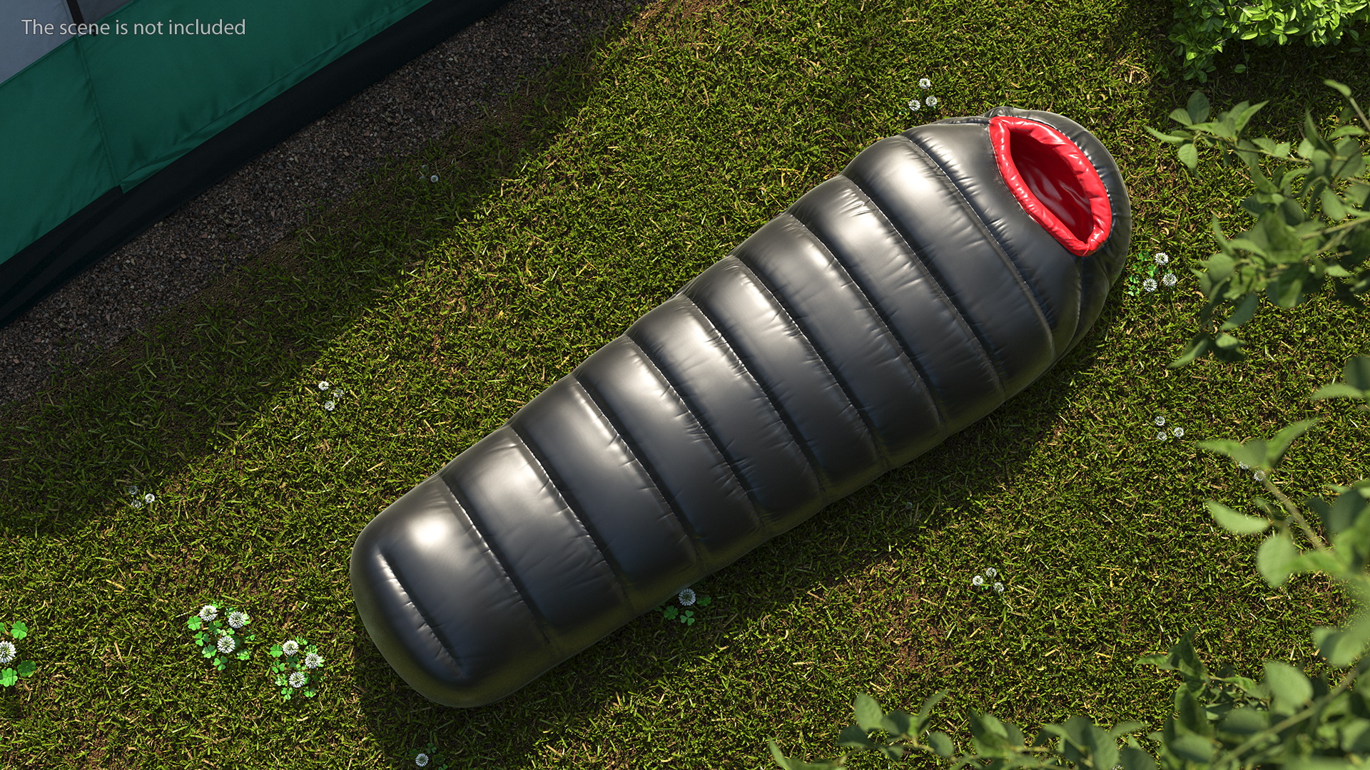 3D Synthetic Fibre Sleeping Bag model