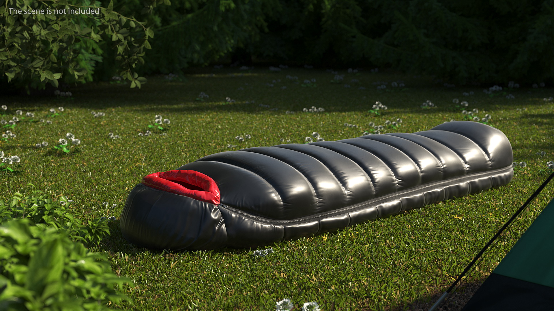 3D Synthetic Fibre Sleeping Bag model