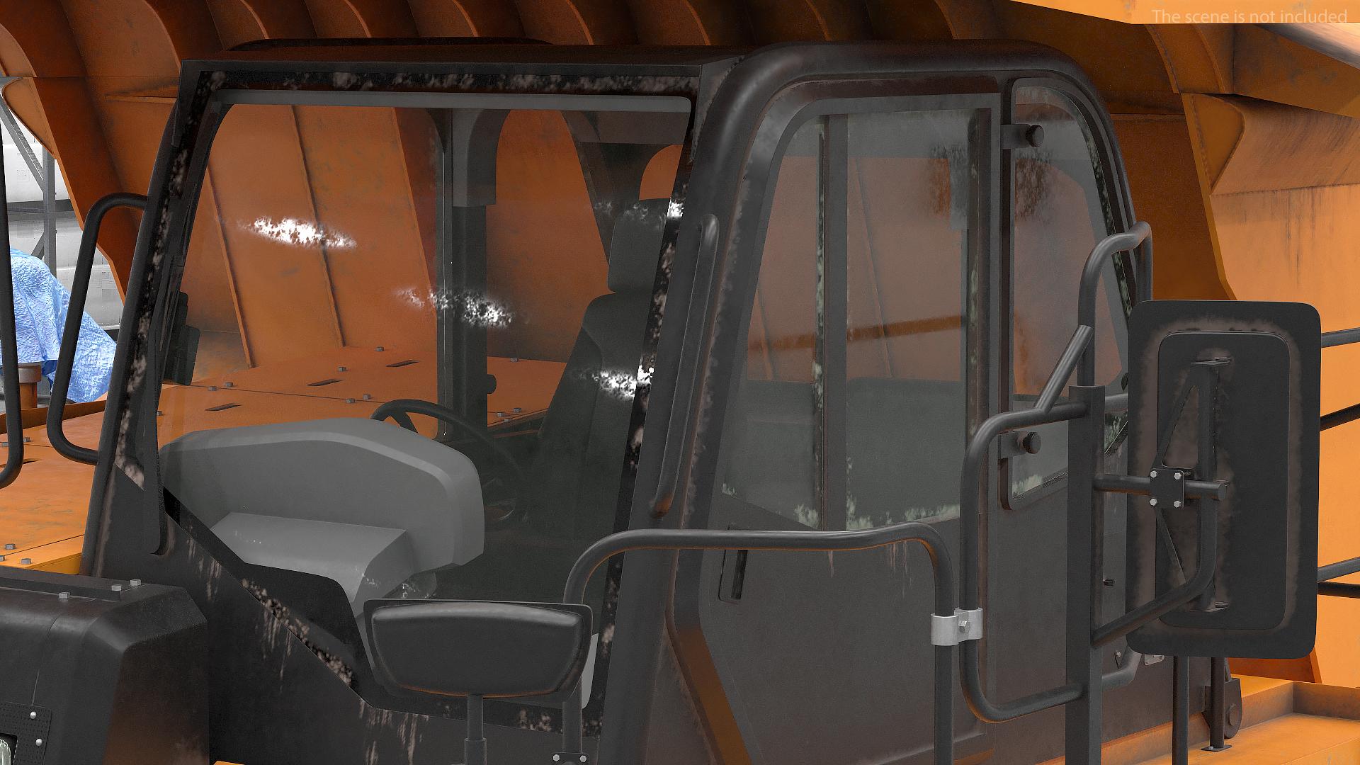 Off Highway Dump Truck Dirty Rigged for Maya 3D model