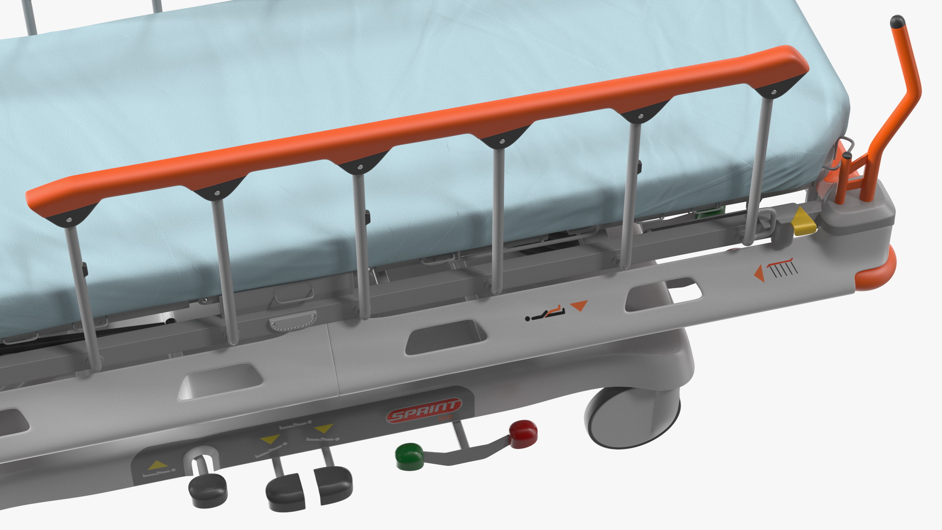 3D model Linet Sprint 100 Transport Bed
