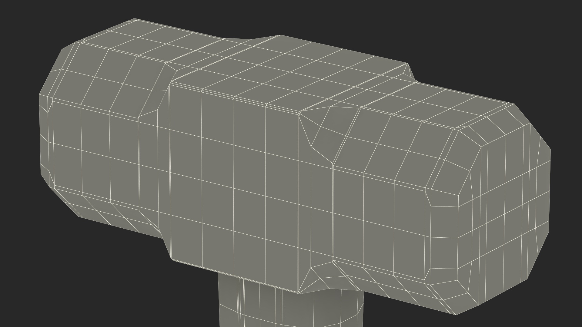3D Gray Sledge Hammer model