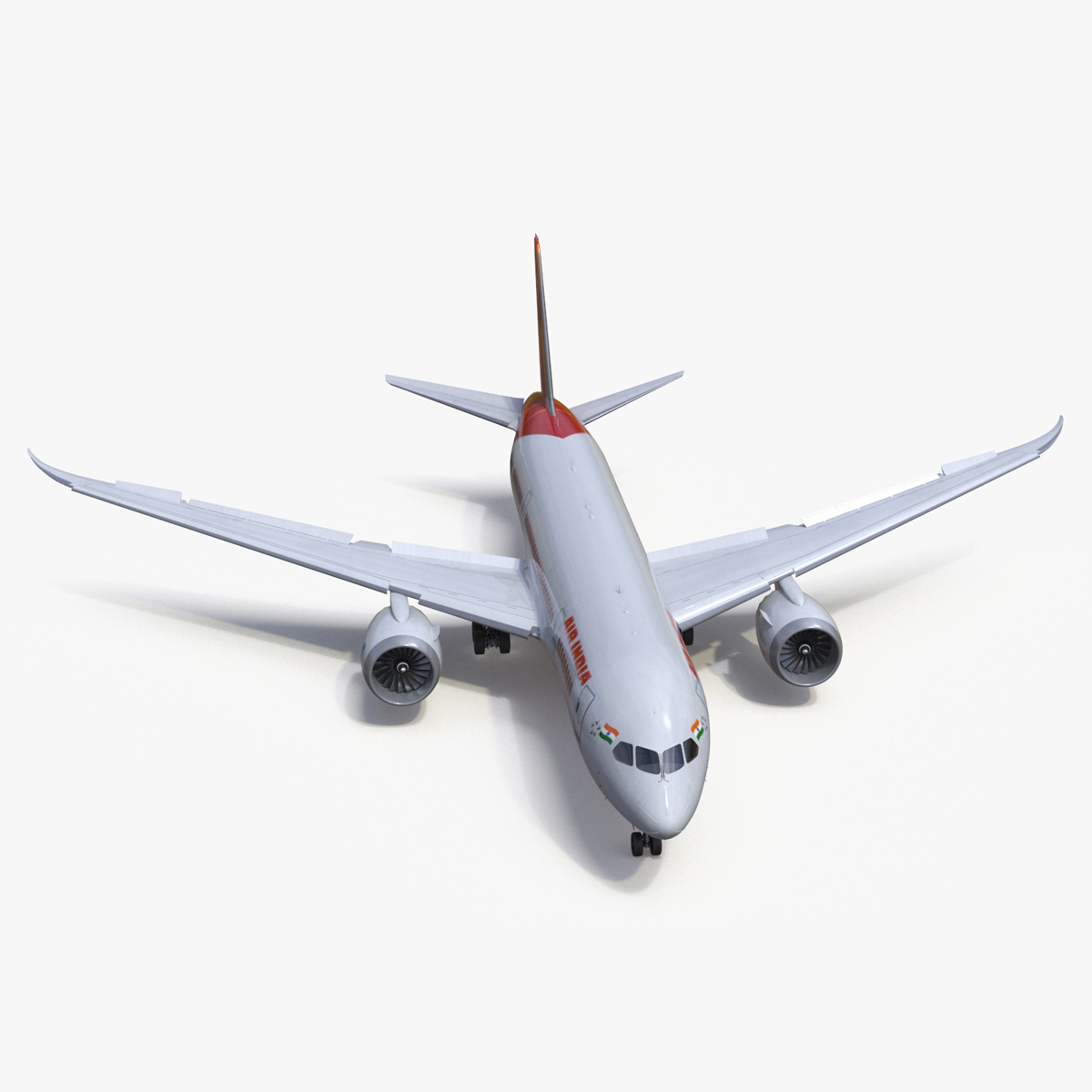 Air India Boeing 787-8 Dreamliner Aircraft Rigged 3D model