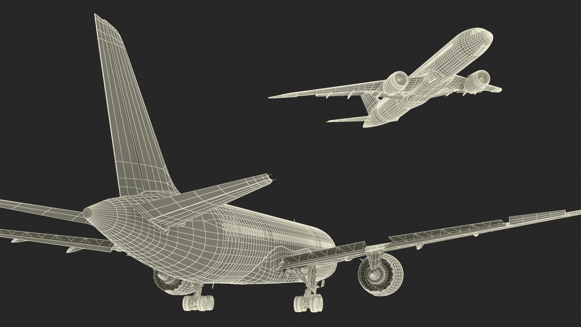 Air India Boeing 787-8 Dreamliner Aircraft Rigged 3D model