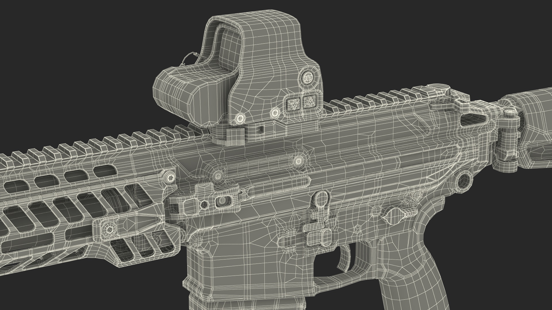 Multi Caliber Assault Rifle 3D